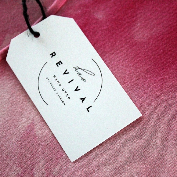 Handmade tie dye Adrienne Vittadini top by Hue Revival - Picture 5 of 10